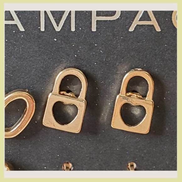 Rampage Six Pack of Heart Earrings - Picture 3 of 8